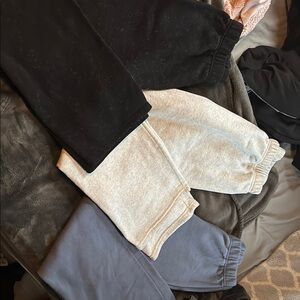 Cozy Sweatpants Set in Black, Gray, and Blue